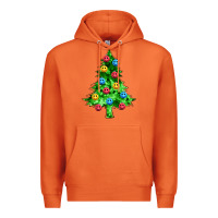 Carrot sequin's christmas tree Premium Hoodie - Zillion Design Studio