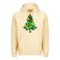 Pina Colada sequin's christmas tree Premium Hoodie - Zillion Design Studio