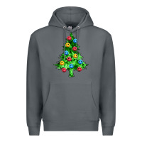 Rock sequin's christmas tree Premium Hoodie - Zillion Design Studio