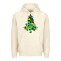 Sandshell sequin's christmas tree Premium Hoodie - Zillion Design Studio