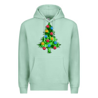 Seafoam sequin's christmas tree Premium Hoodie - Zillion Design Studio