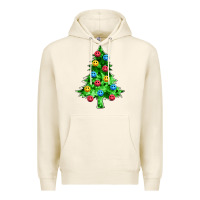 Tofu sequin's christmas tree Premium Hoodie - Zillion Design Studio