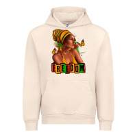 Sandshell Juneteenth freedom afro woman Urban Hoodie - RanaPortraitStore