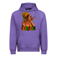 Tulip Juneteenth freedom afro woman Urban Hoodie - RanaPortraitStore