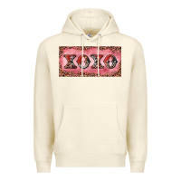 Sandshell Xoxo cowhide and leopard Premium Hoodie - RanaPortraitStore