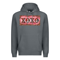 Rock Xoxo cowhide and leopard Premium Hoodie - RanaPortraitStore