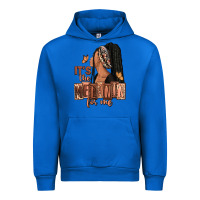 Cobalt It's the melanin for me Urban Hoodie - RanaPortraitStore