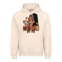 Sandshell It's the melanin for me Urban Hoodie - RanaPortraitStore
