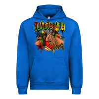 Cobalt Juneteenth vibes black girl sneakers Urban Hoodie - RanaPortraitStore
