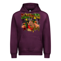 Mauve Wine Juneteenth vibes black girl sneakers Urban Hoodie - RanaPortraitStore