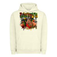 Pigment Pistachio Juneteenth vibes black girl sneakers Urban Hoodie - RanaPortraitStore