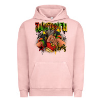 Pigment Salmon Juneteenth vibes black girl sneakers Urban Hoodie - RanaPortraitStore
