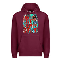 Burgundy long live cowgirls Premium Hoodie - texasbilliewilder