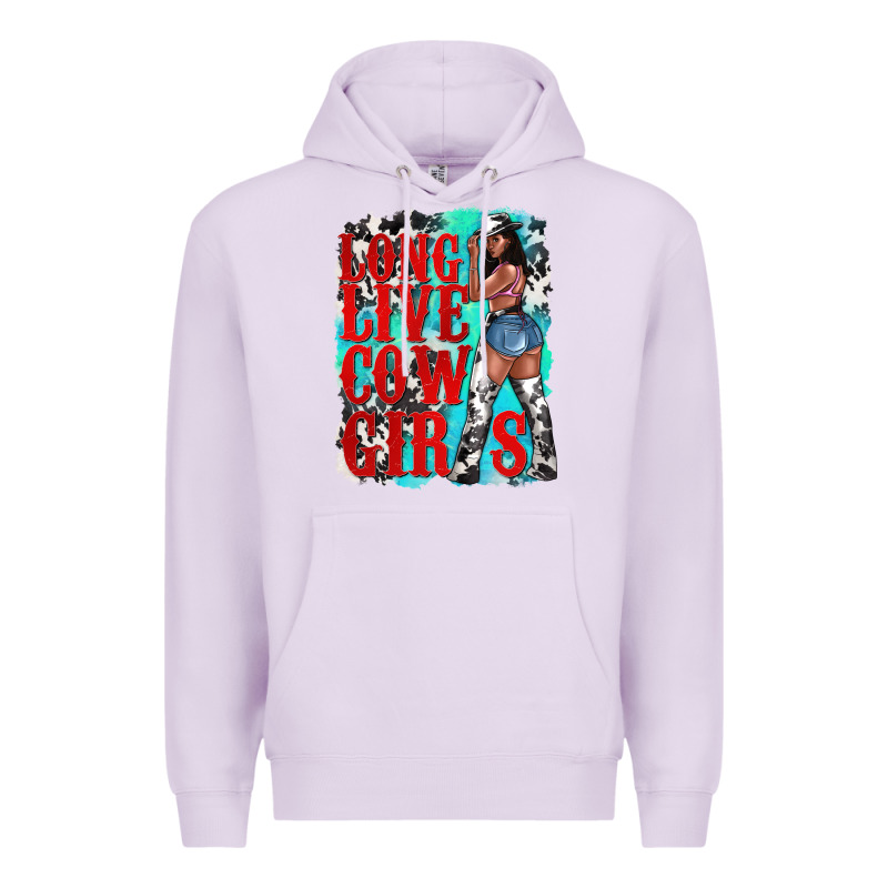 Long Live Cowgirls Premium Hoodie by texasbilliewilder | Teevron