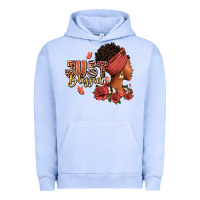Pigment Grape Ice Just blessed afro woman with roses Urban Hoodie - RanaPortraitStore