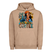 Pigment Burro Just a girl who loves coffee Urban Hoodie - RanaPortraitStore
