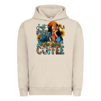 Pigment French Oak Just a girl who loves coffee Urban Hoodie - RanaPortraitStore