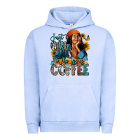 Pigment Grape Ice Just a girl who loves coffee Urban Hoodie - RanaPortraitStore