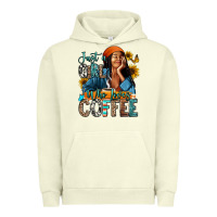 Pigment Pistachio Just a girl who loves coffee Urban Hoodie - RanaPortraitStore