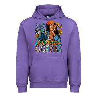 Tulip Just a girl who loves coffee Urban Hoodie - RanaPortraitStore