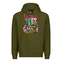 Army Green campers have smore fun Premium Hoodie - RanaPortraitStore