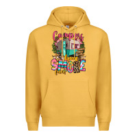 Mustard campers have smore fun Premium Hoodie - RanaPortraitStore