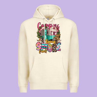 Premium Hoodie campers have smore fun