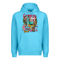 Ocean Blue campers have smore fun Premium Hoodie - RanaPortraitStore