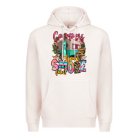 Pale Pink campers have smore fun Premium Hoodie - RanaPortraitStore