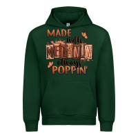 Forest Green Made with melanin always poppin' Urban Hoodie - RanaPortraitStore