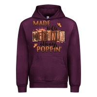 Mauve Wine Made with melanin always poppin' Urban Hoodie - RanaPortraitStore
