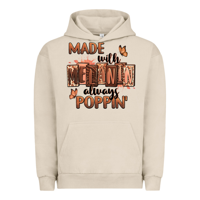 Made With Melanin Always Poppin' Urban Hoodie by RanaPortraitStore | Teevron