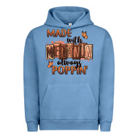Pigment Pebble Blue Made with melanin always poppin' Urban Hoodie - RanaPortraitStore