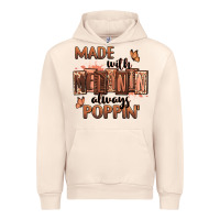Sandshell Made with melanin always poppin' Urban Hoodie - RanaPortraitStore