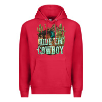 Cardinal ride em cowboy Premium Hoodie - texasbilliewilder