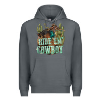 Rock ride em cowboy Premium Hoodie - texasbilliewilder
