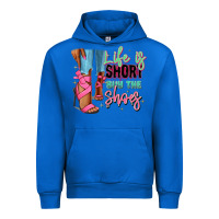 Cobalt Afro heels Urban Hoodie - RanaPortraitStore