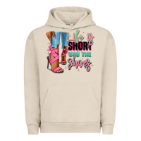 Pigment French Oak Afro heels Urban Hoodie - RanaPortraitStore