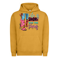 Pigment Peanut Butter Afro heels Urban Hoodie - RanaPortraitStore