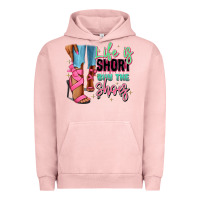 Pigment Salmon Afro heels Urban Hoodie - RanaPortraitStore