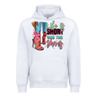 White Afro heels Urban Hoodie - RanaPortraitStore