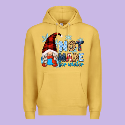 Premium Hoodie not made for winter with gnome