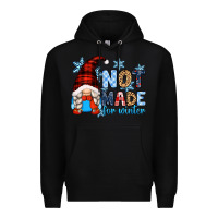 Black not made for winter with gnome Premium Hoodie - Zillion Design Studio