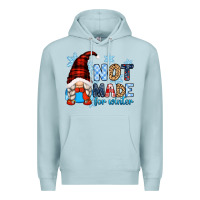 Blue Mist not made for winter with gnome Premium Hoodie - Zillion Design Studio