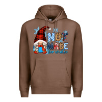 Chestnut not made for winter with gnome Premium Hoodie - Zillion Design Studio