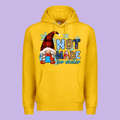 Premium Hoodie not made for winter with gnome
