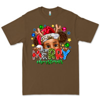 Cacao Merry Christmas Premium Tee - CowhideDigitalArt