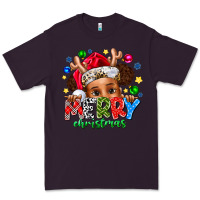 Plum Merry Christmas Premium Tee - CowhideDigitalArt