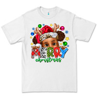 White Merry Christmas Premium Tee - CowhideDigitalArt