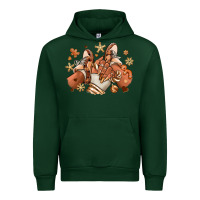 Forest Green Melanin Christmas black girl sneakers Urban Hoodie - RanaPortraitStore